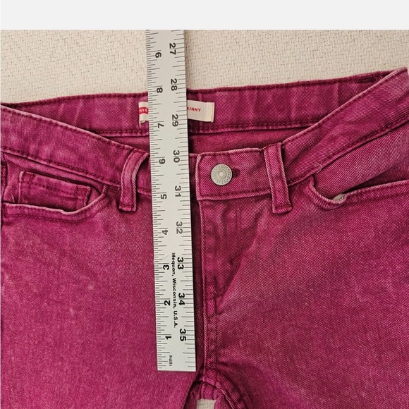 Levi's Pink Skinny Jeans Vibrant Style - Picture 10 of 12